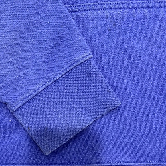 The North Face Cotton Hoodie in blue/orange. XL - Picture 4 of 7